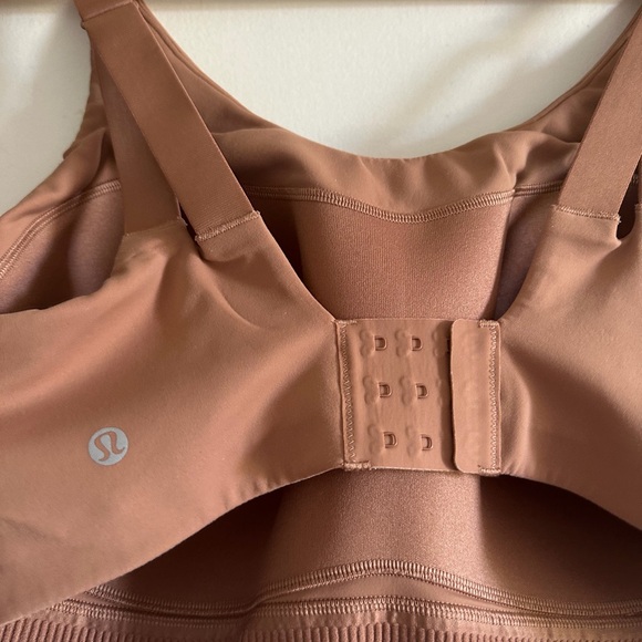 Lululemon Athletica Dusty Clay In Alignment Bra *Light Support Sports Bra 38G - Picture 8 of 10